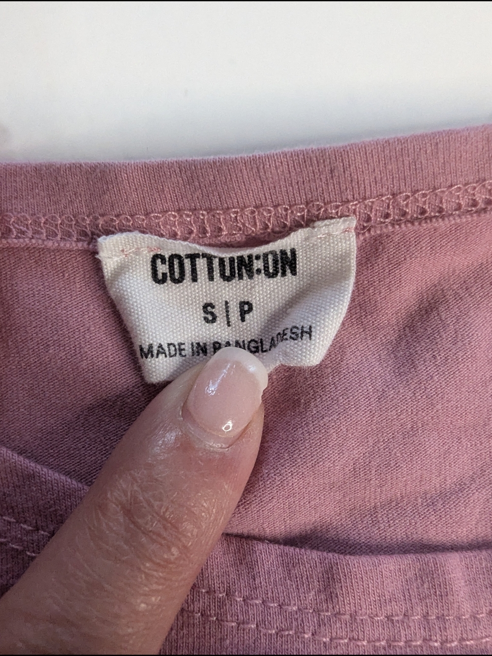 Cotton On Mauve Pink Chest Cutout Long Sleeve Cropped Top Size S - Picture 5 of 7